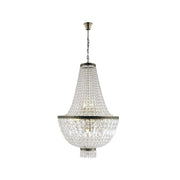 French Basket Chandelier - Antique Bronze - 8 Light